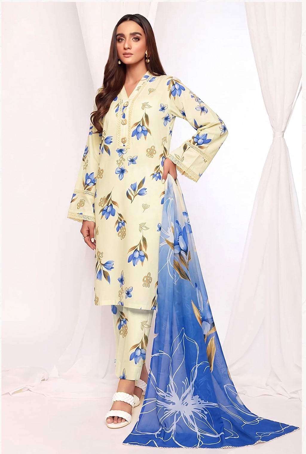 Nishat Original Linen – 3-Piece Suit (Original Stock)