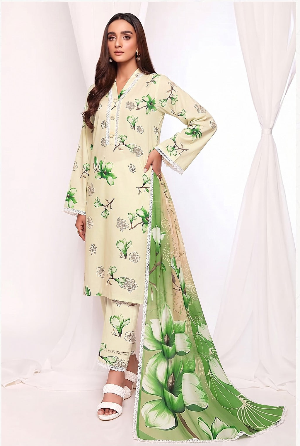 Nishat Original Linen – 3-Piece Suit (Original Stock)