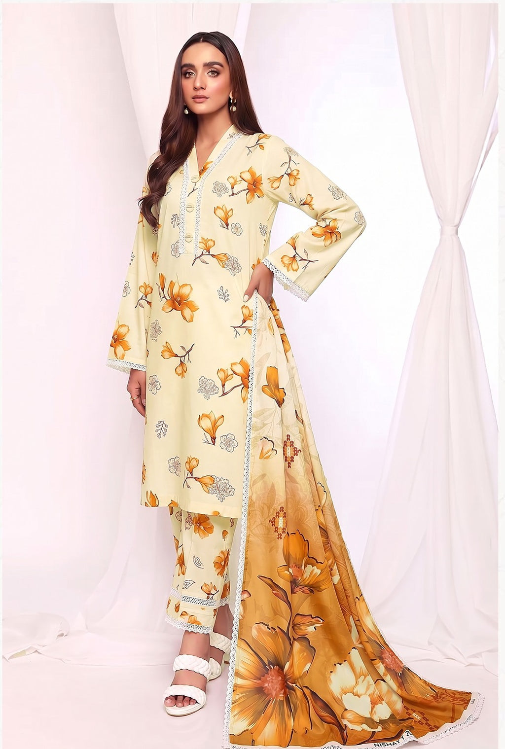 Nishat Original Linen – 3-Piece Suit (Original Stock)