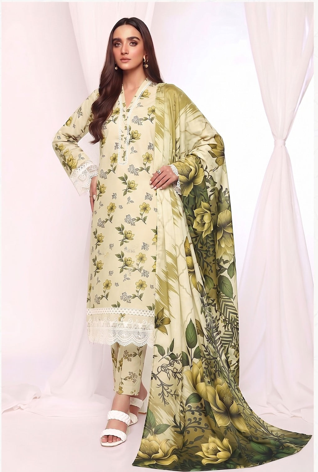 Nishat Original Linen – 3-Piece Suit (Original Stock)