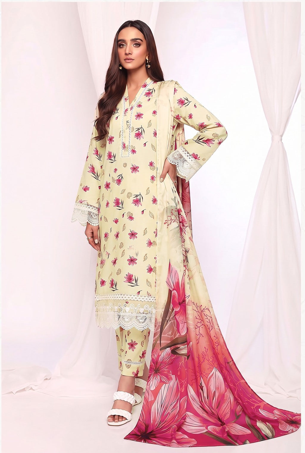 Nishat Original Linen – 3-Piece Suit (Original Stock)