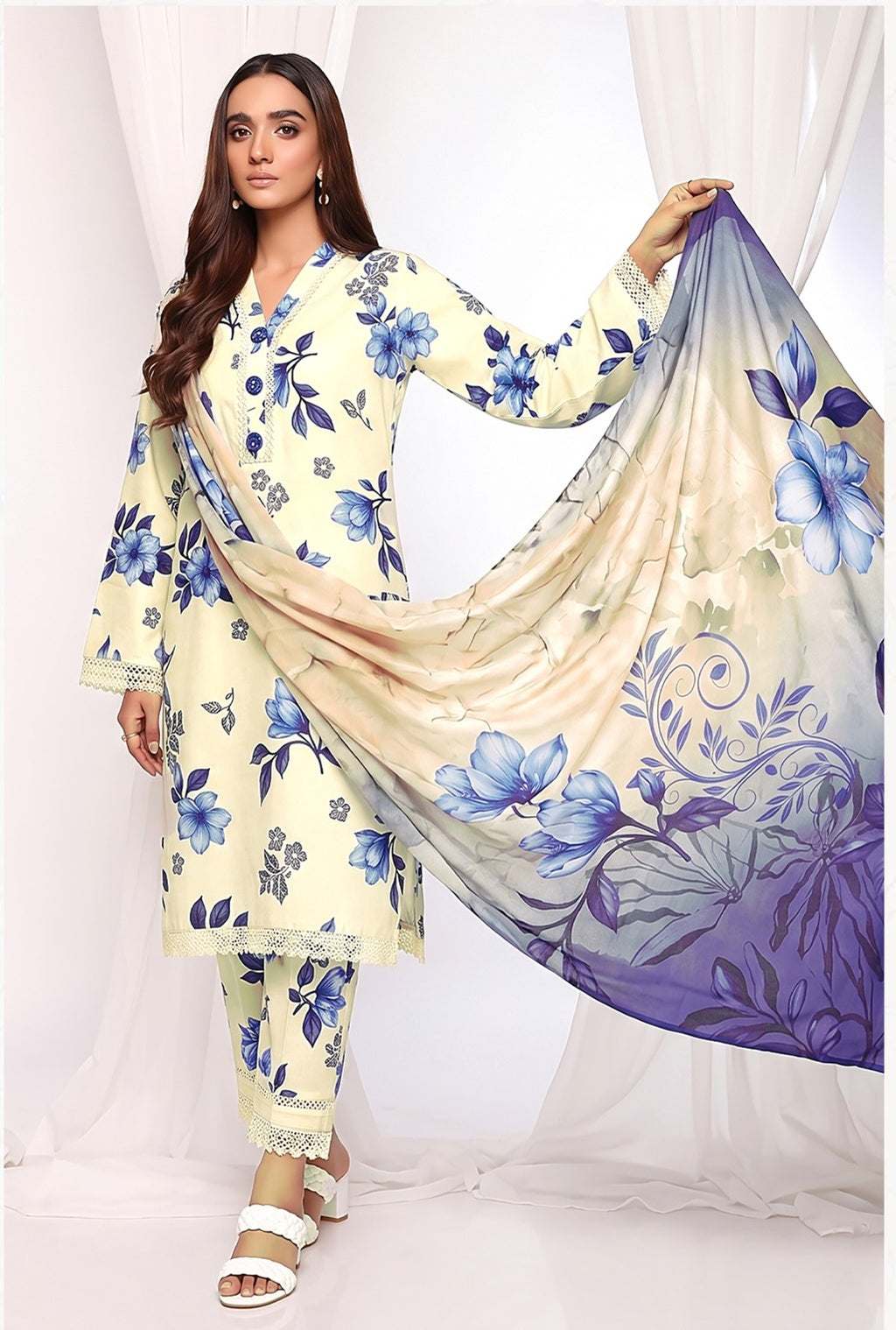 Nishat Original Linen – 3-Piece Suit (Original Stock)