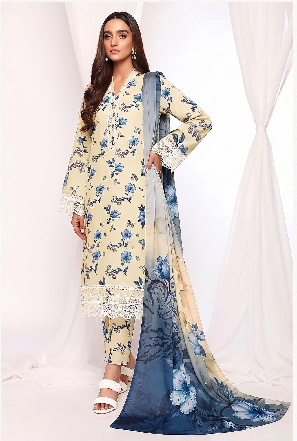 Nishat Original Linen – 3-Piece Suit (Original Stock)