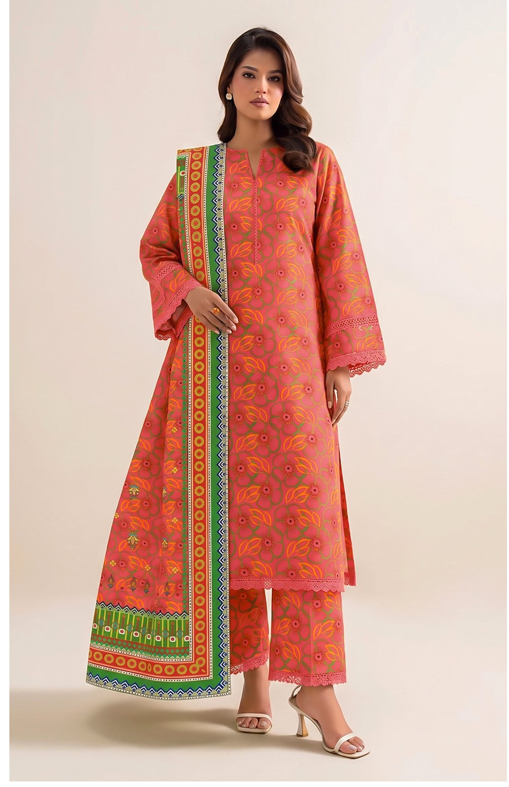 Sapphire Original Digital Printed Linen – Volume 1 (3-Piece Suit)