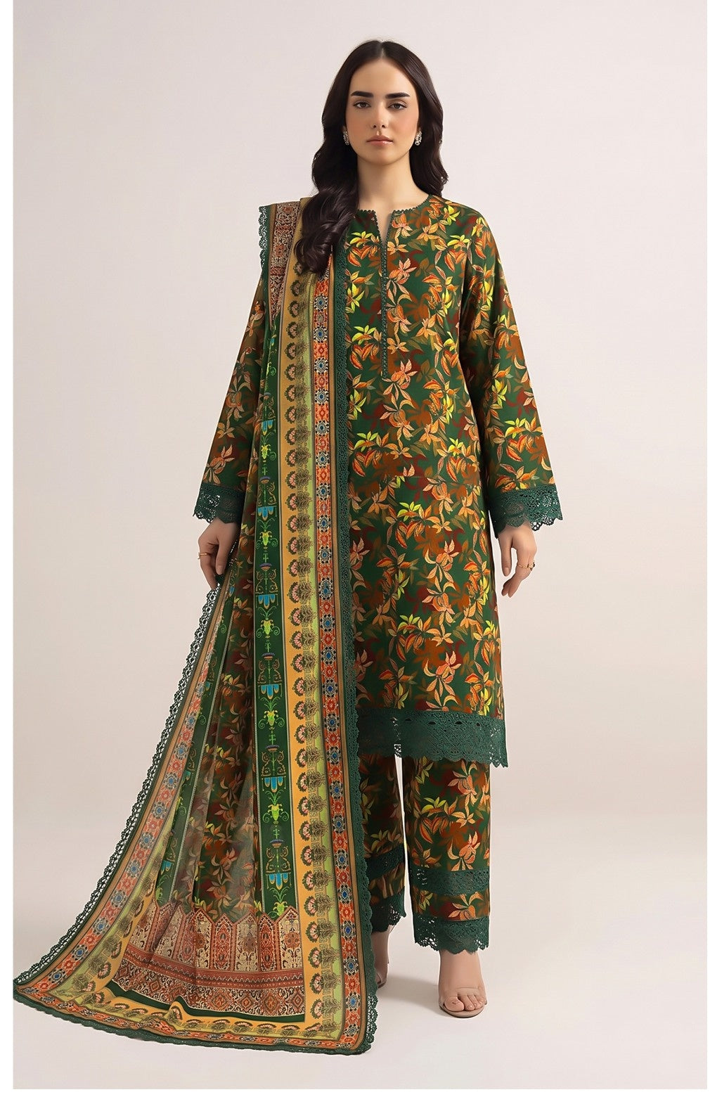 Sapphire Original Digital Printed Linen – Volume 1 (3-Piece Suit)