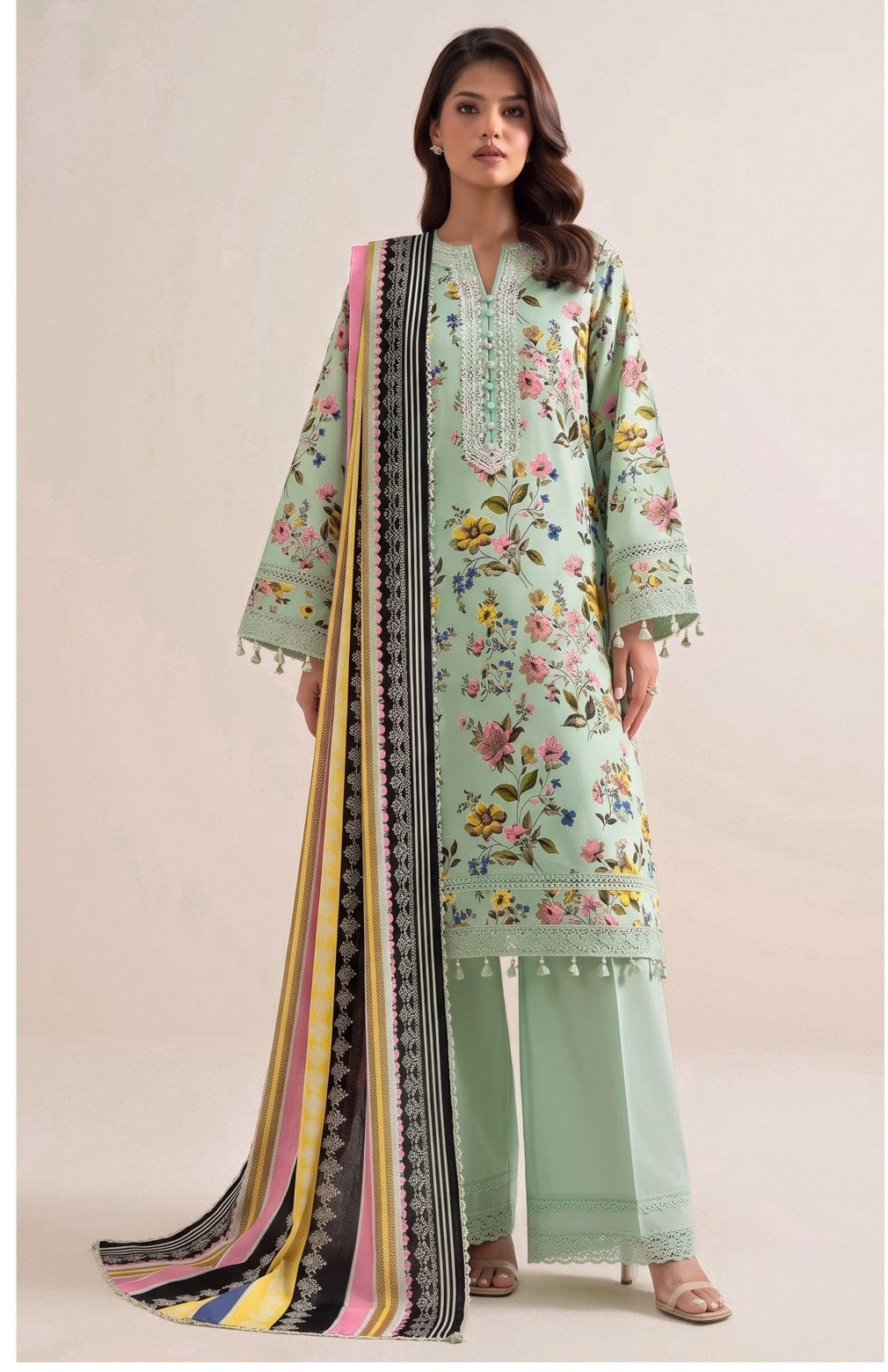 Sapphire Original Mother Collection – Linen 3-Piece Suit