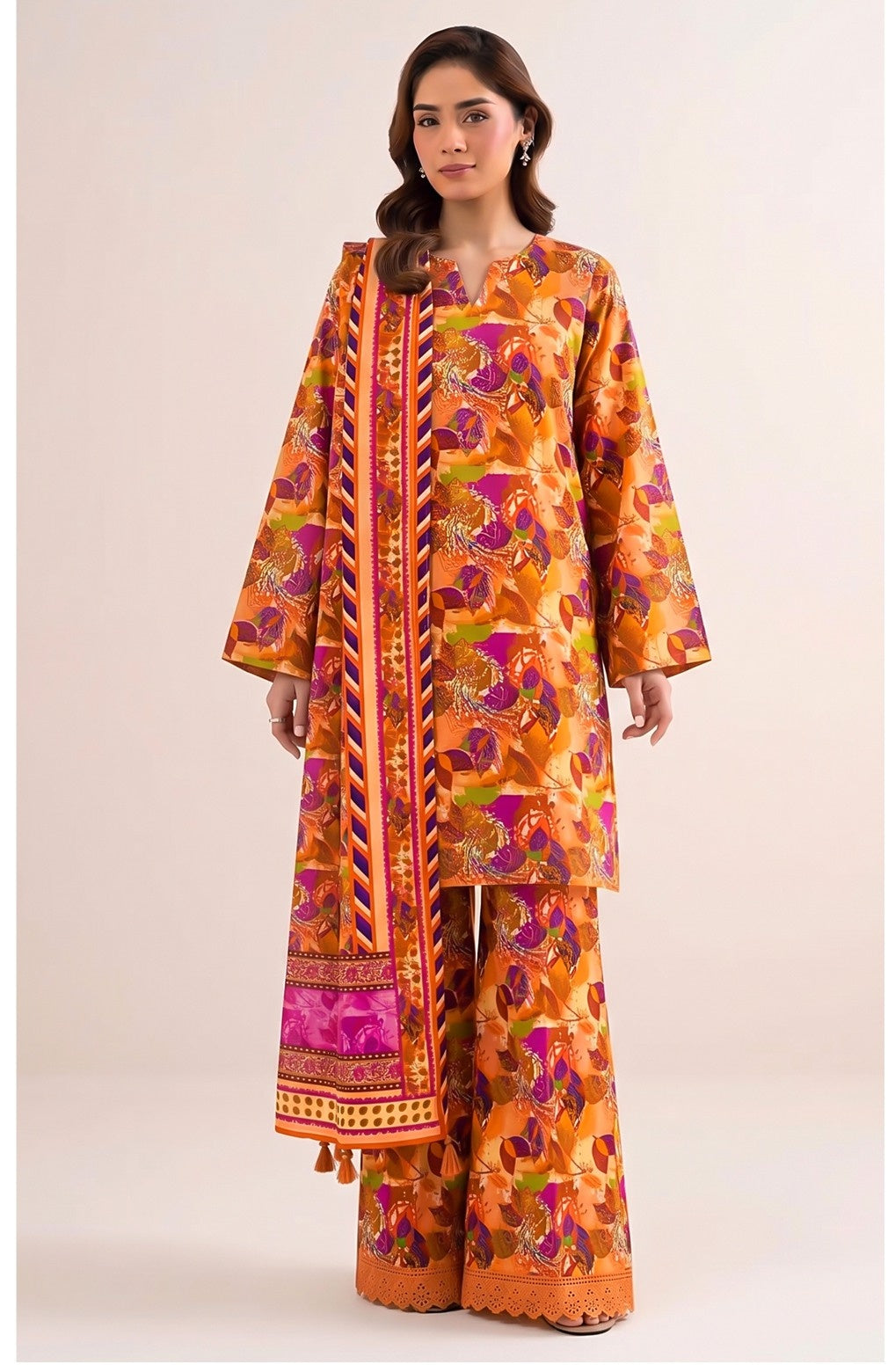 Sapphire Original Digital Printed Linen – Volume 2 (3-Piece Suit)
