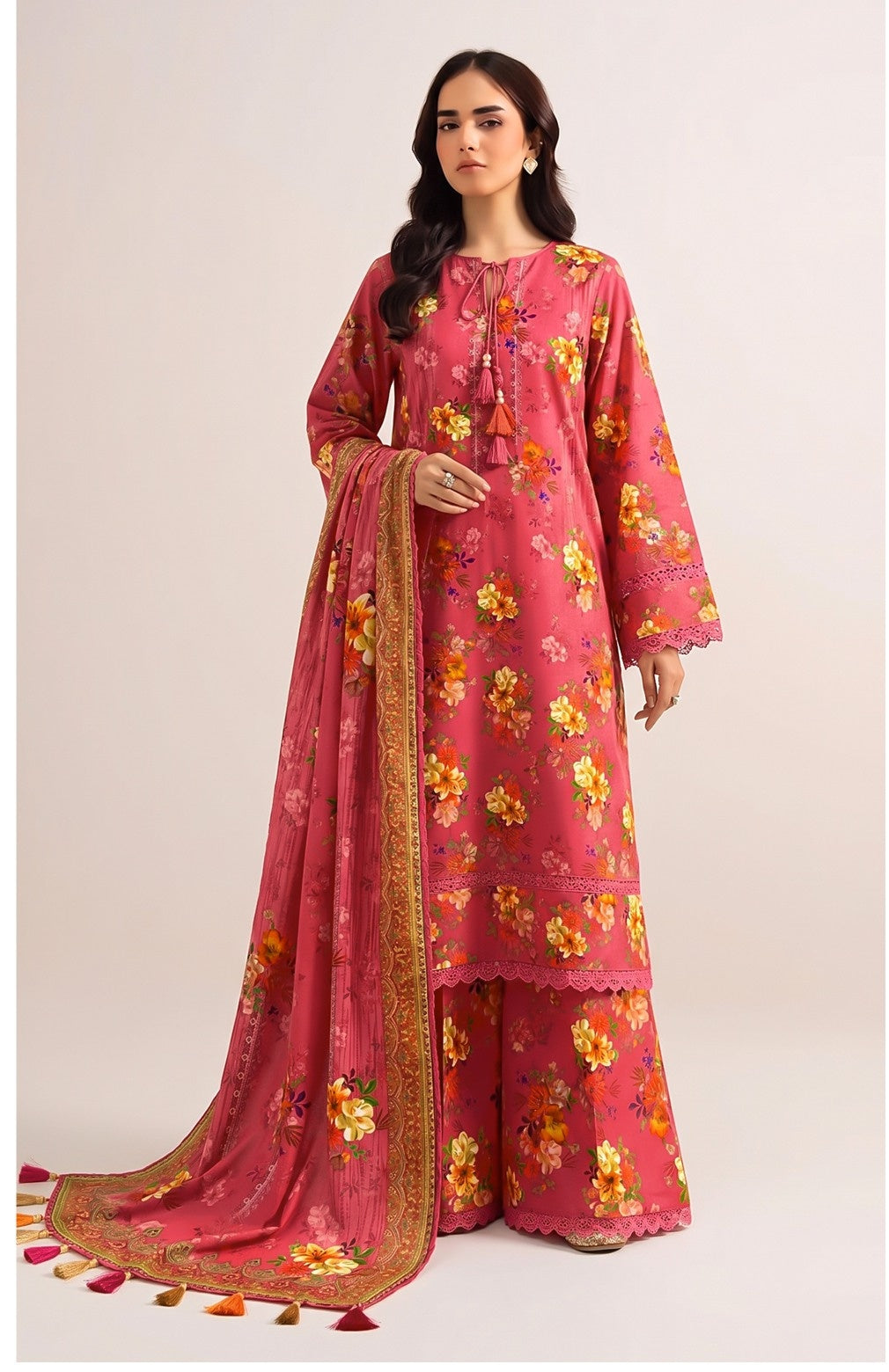 Sapphire Original Digital Printed Linen – Volume 1 (3-Piece Suit)