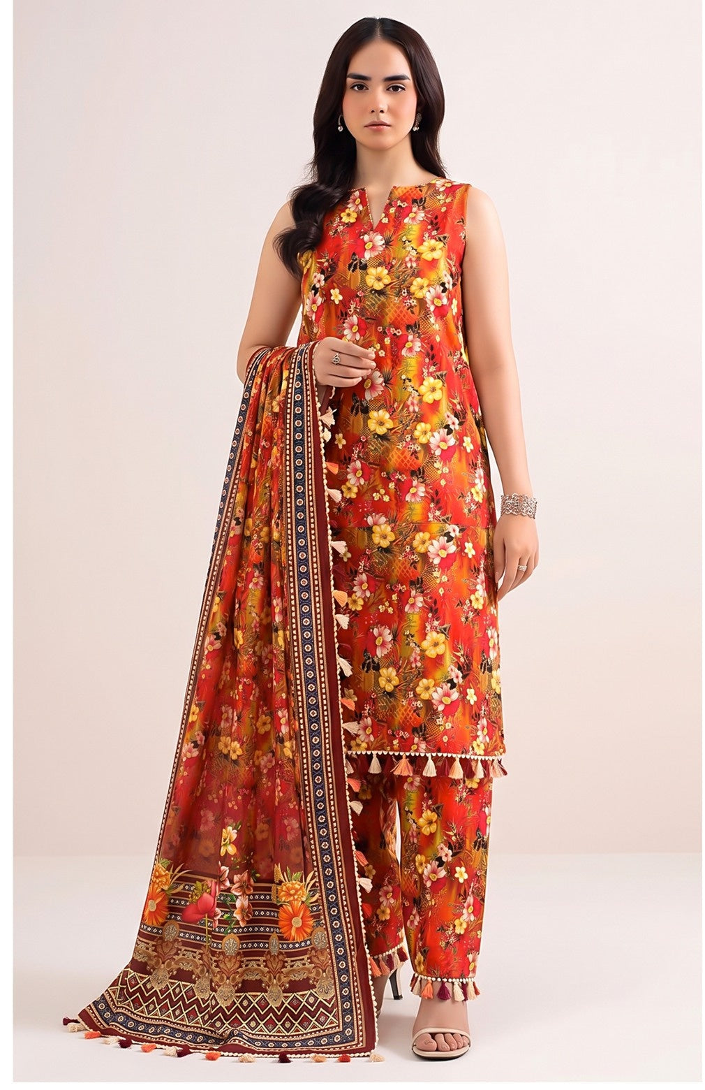 Sapphire Original Digital Printed Linen – Volume 2 (3-Piece Suit)