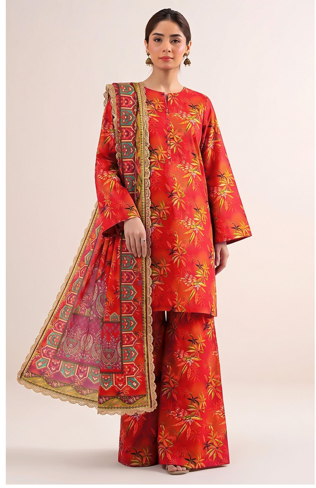 Sapphire Original Digital Printed Linen – Volume 2 (3-Piece Suit)