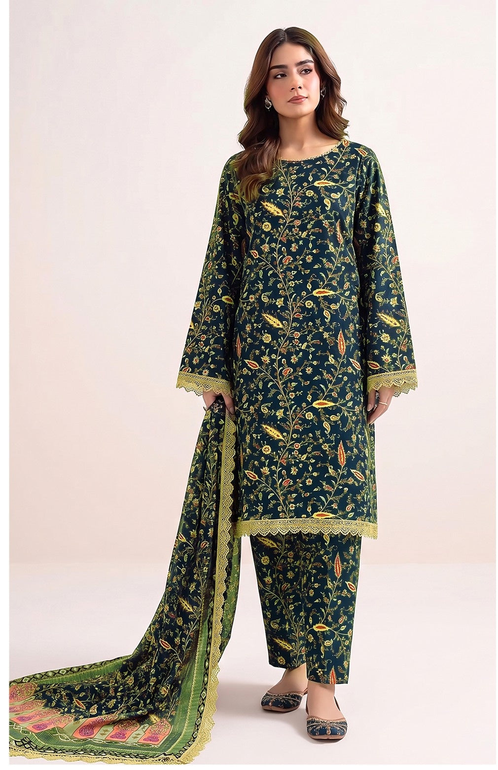 Sapphire Original Digital Printed Linen – Volume 2 (3-Piece Suit)
