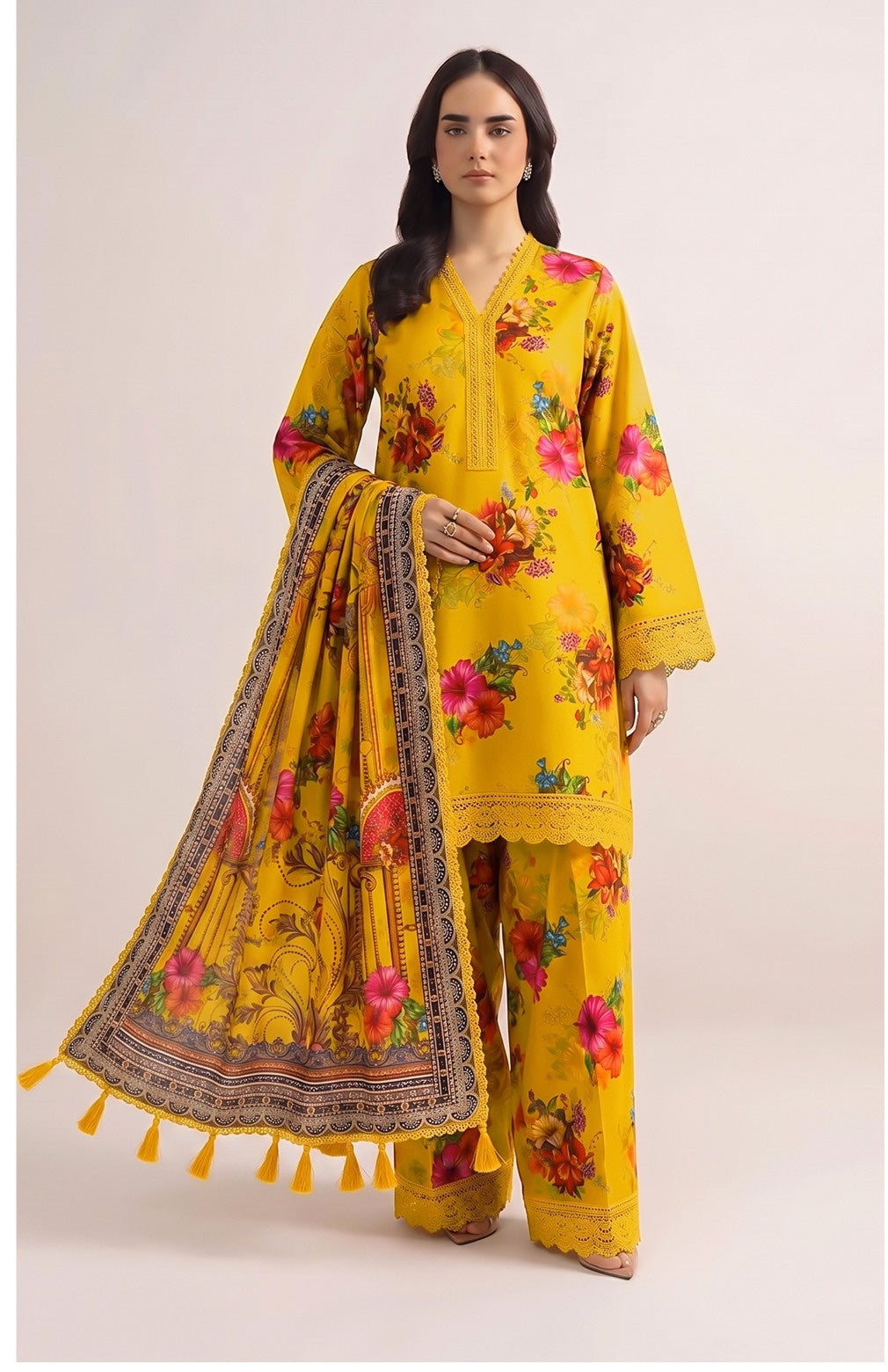 Sapphire Original Digital Printed Linen – Volume 1 (3-Piece Suit)