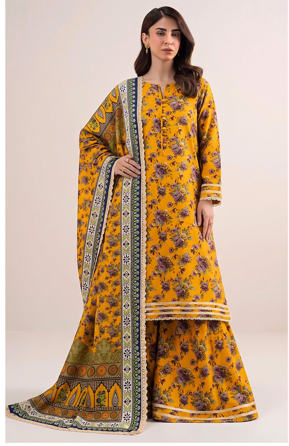 Sapphire Original Digital Printed Linen – Volume 2 (3-Piece Suit)