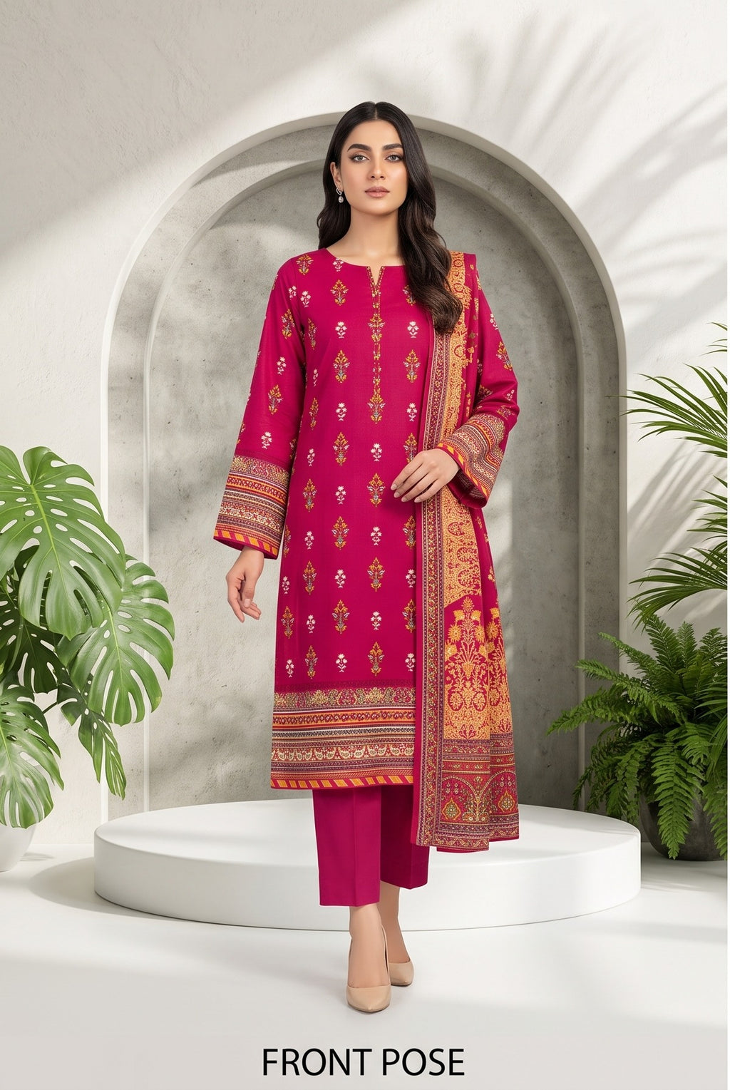 Al Karam Lawn – Volume 1088 (3-Piece Suit)